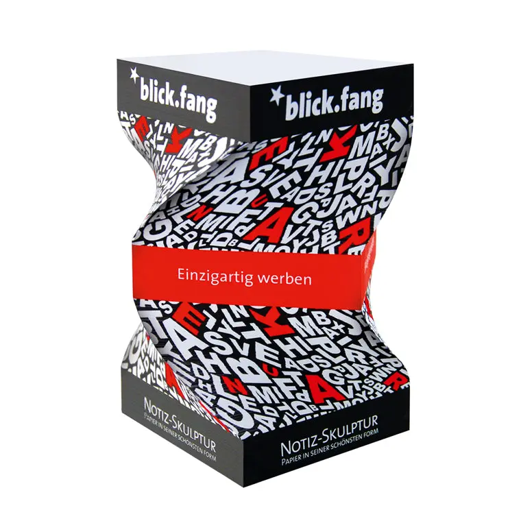 Notiz-Skulptur Form 3 - Modernes Designobjekt für effiziente Notizorganisation