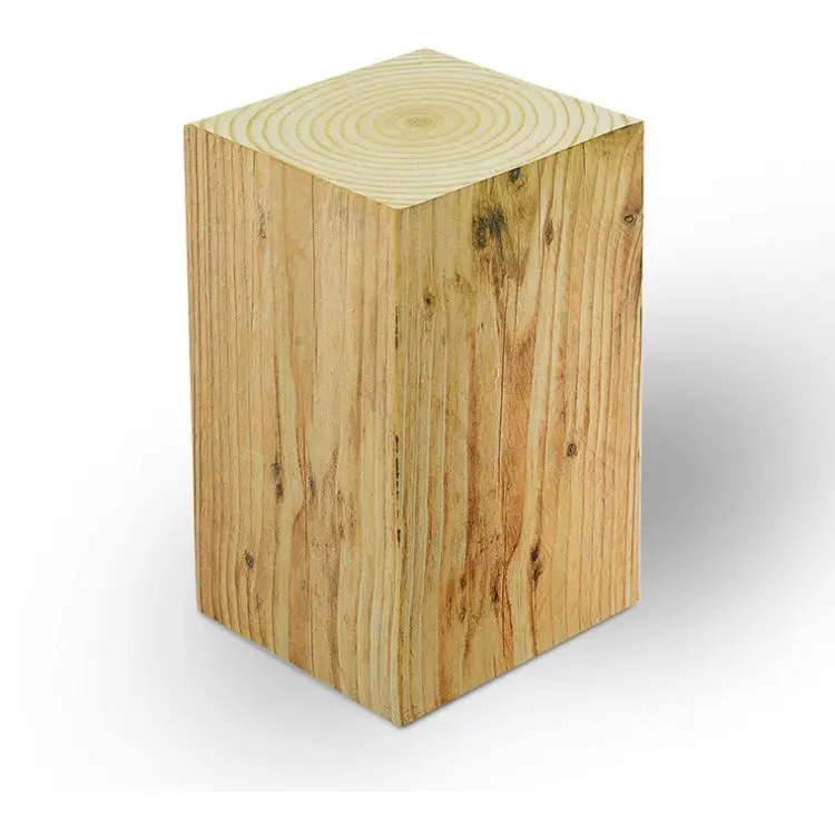 Holz Notizquader 78x78x125 mm, Öko-Stil Memo Würfel für Büro und Zuhause