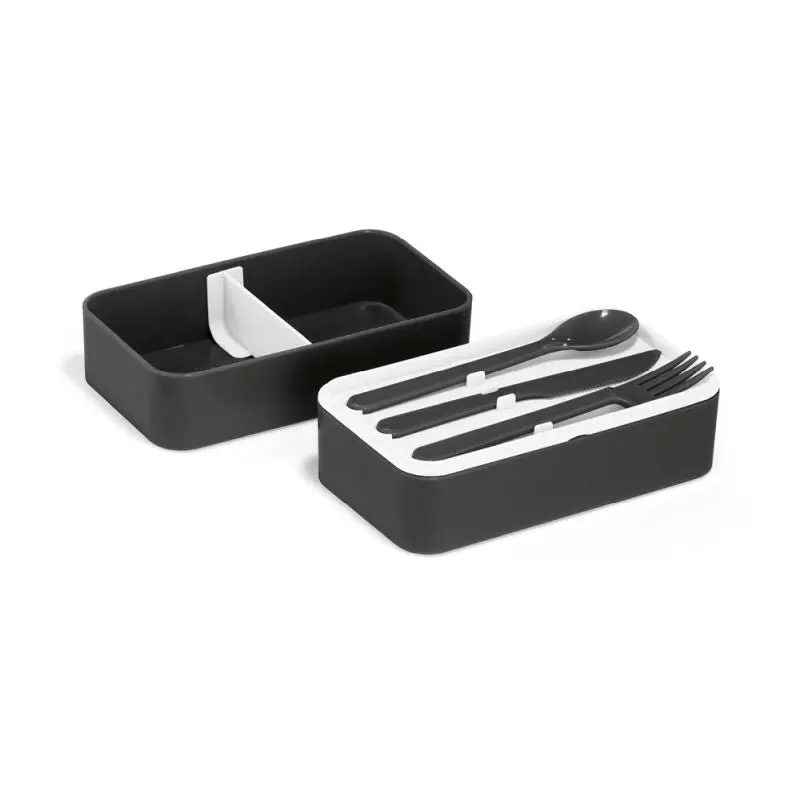 BOCUSE Lunchbox Frischhaltebehälter aus PP und PS 680ml - schwarz Praktisch und langlebig