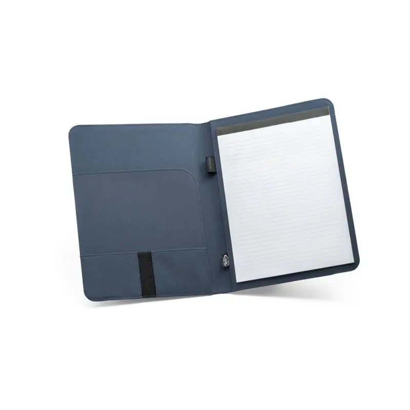 EMERGE FOLDER II A4 Mappe aus 100% rPET 300D mit elastischem Band - Blau