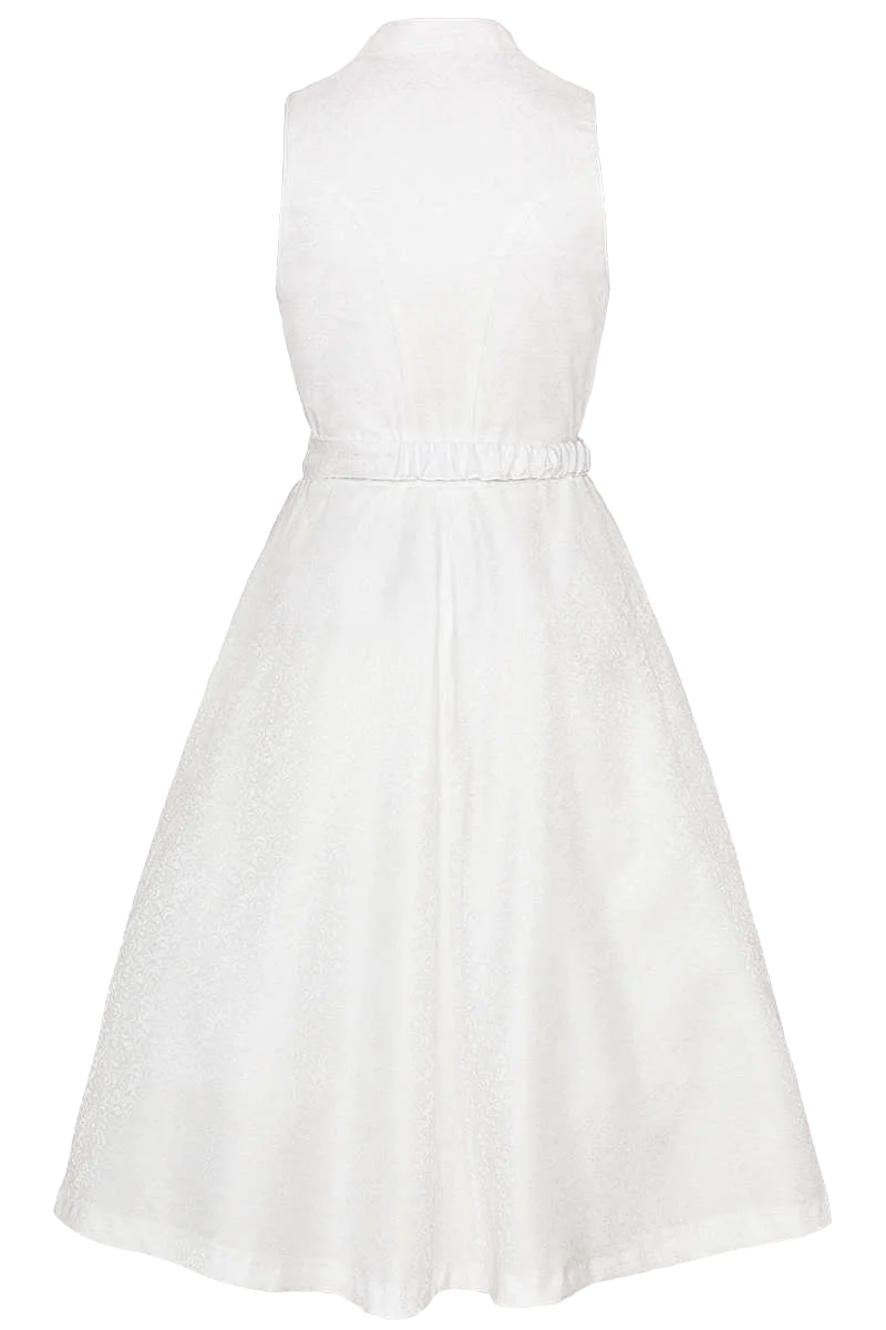 Hochzeits-Dirndl mit Spitzenschürze