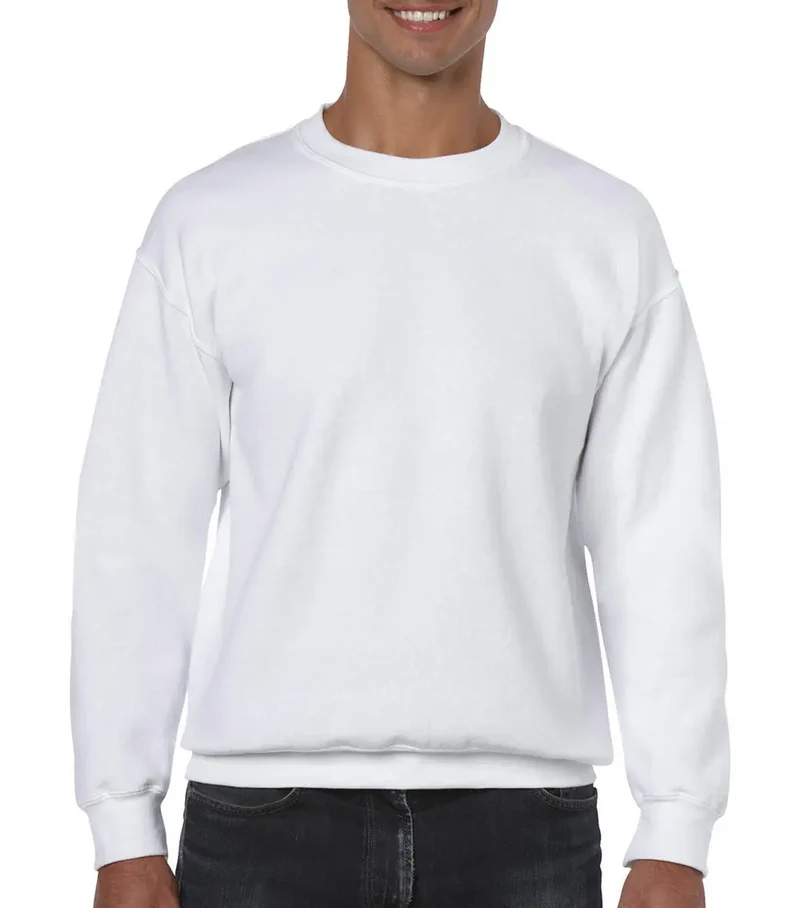 Schwerer Mischgewebe Damen Rundhals Sweatshirt