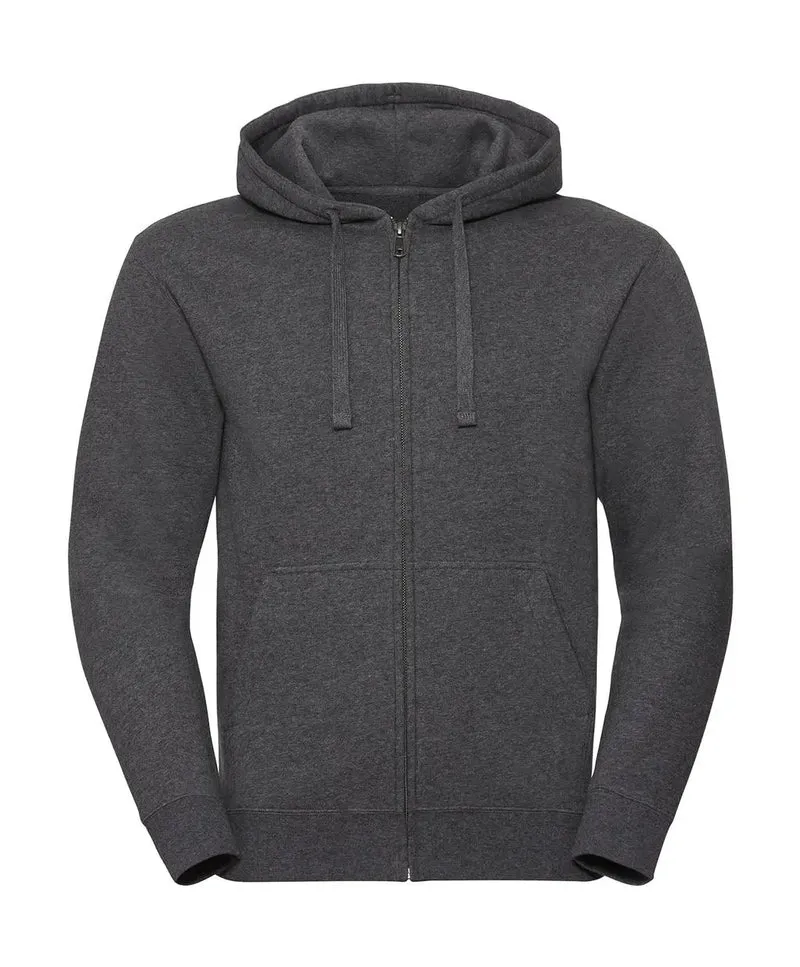 Authentischer Herren Hoodie mit Reißverschluss und Melange-Design
