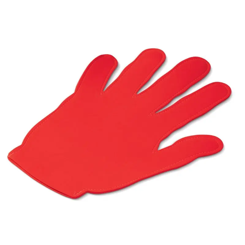 Event Hand in Rot – Auffälliges Zubehör für Fanaktionen