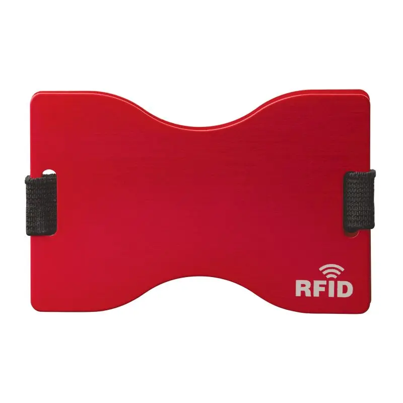 RFID Kartenhalter in leuchtendem Rot: Stilvoll & Sicher
