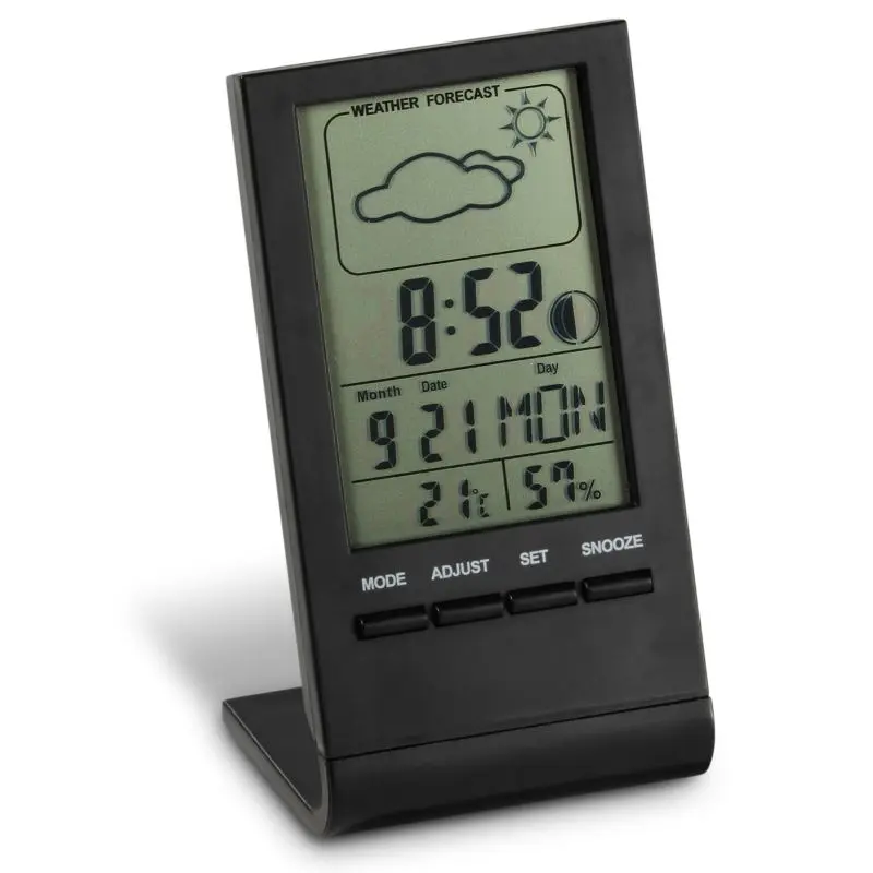 Schwarze Elektronische Wetterstation - Hochpräzise Messungen
