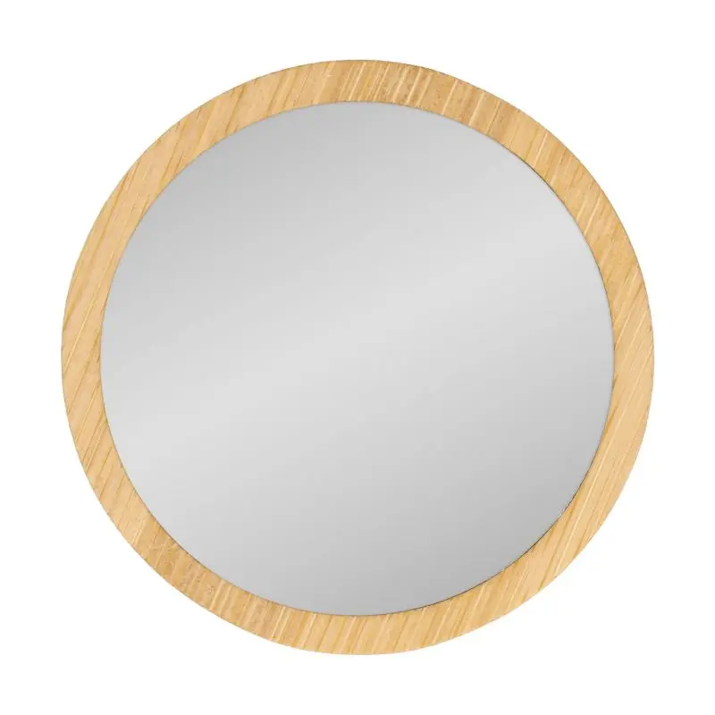Runder Wandspiegel - Elegantes Naturdesign, Vielseitig einsetzbar