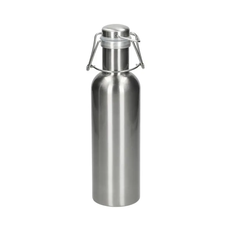 Silberne Denali-Trinkflasche, 0,8l – Robust & Elegant für Abenteurer