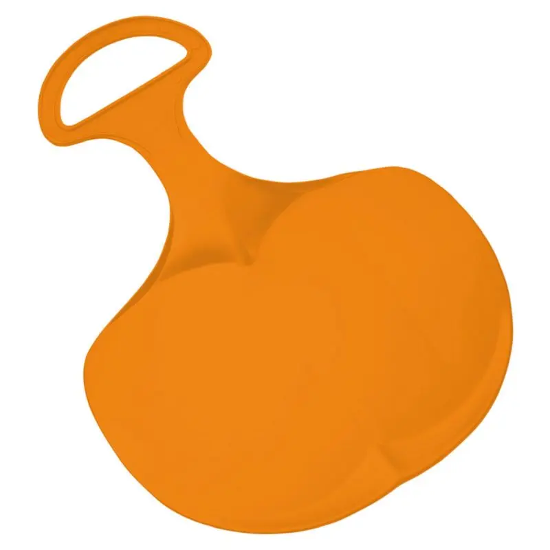Schneeflitzy Standard in Orange Robuster Schlitten für Winterspaß