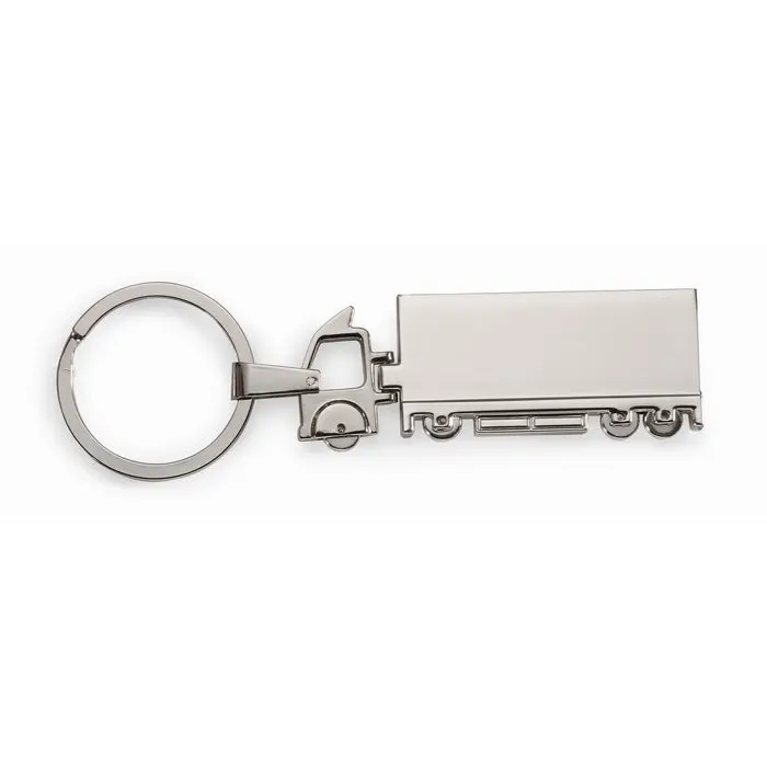 TRUCKY Schlüsselanhänger in LKW-Form – Silber, Robust & Stilvoll