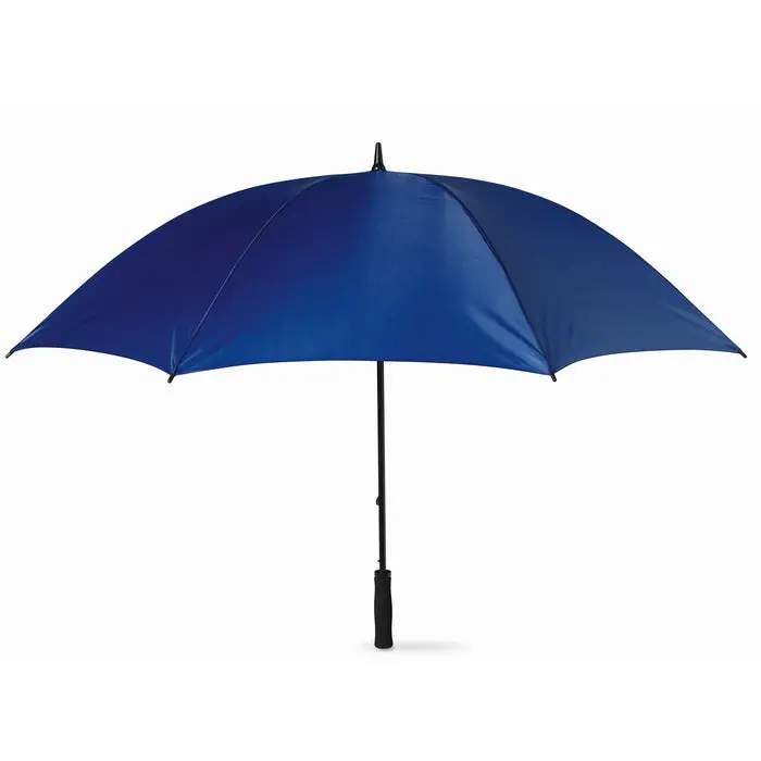 Regenschirm GRUSO mit Softgriff - blau: Komfortabel, robust, stilvoll, wetterfest