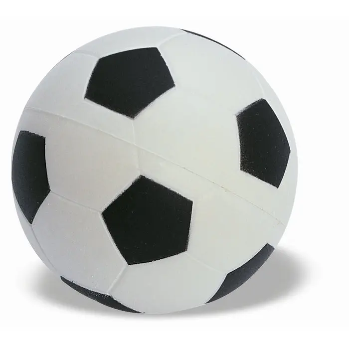 GOAL Anti-Stress-Fußball in Weiß-Schwarz – Ideal für Sportfans
