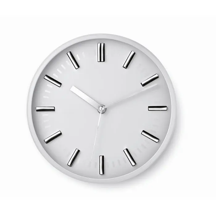 COSY Wanduhr Klassisch - Elegantes Weiß, Minimalistisches Design, 30 cm Durchmesser