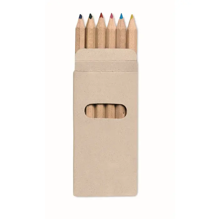 Buntes 6er-Set ABIGAIL Buntstifte in Multicolor für Kreativität