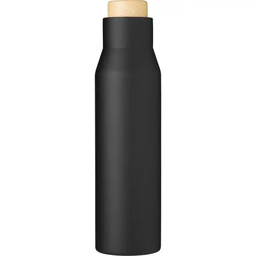 Christian 750 ml Doppelwandige Edelstahlflasche, Tiefschwarz