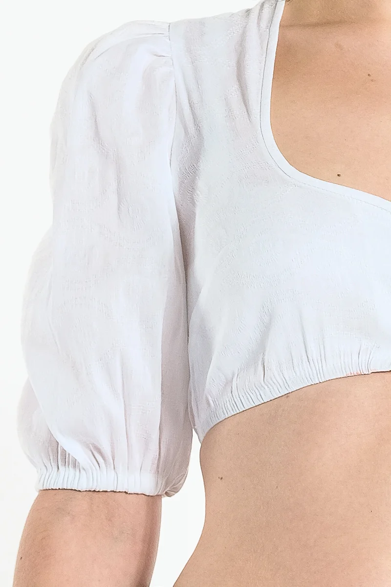 Heimatglück Dirndlbluse Ida weiß