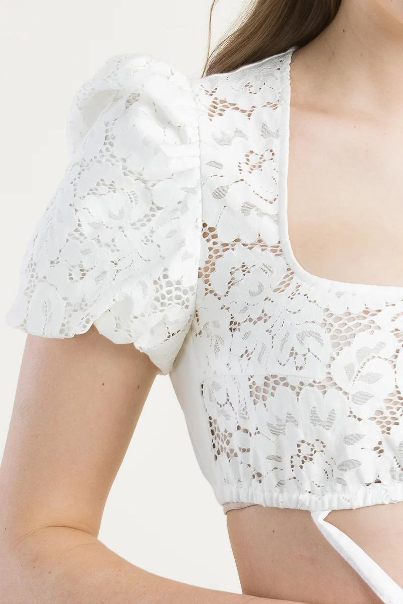 Gottseidank Dirndlbluse Irma Spitze