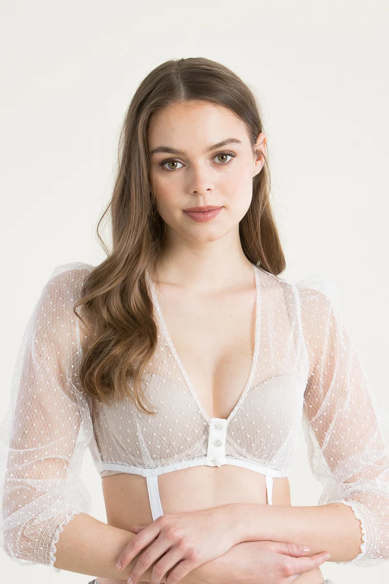 Gottseidank Dirndlbluse Nela Spitze