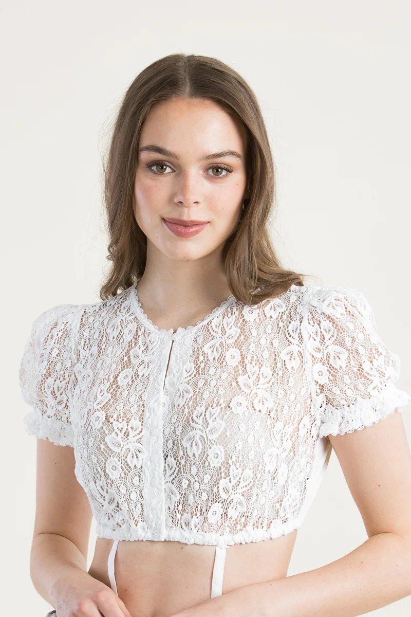 Gottseidank Dirndlbluse Viktoria eierschale
