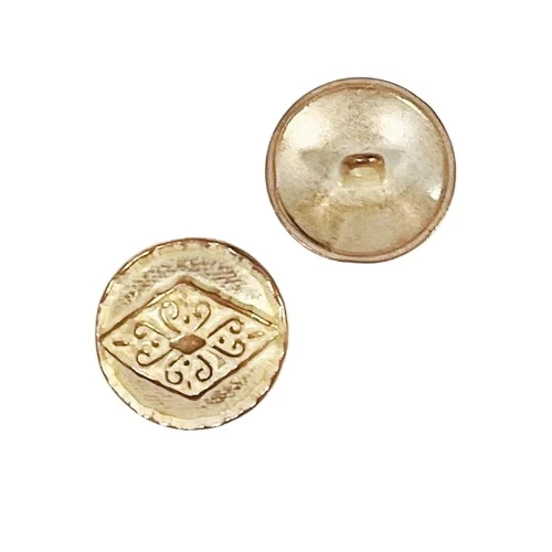Metallknopf Silber-Kupfer – Öse MK-456-KS