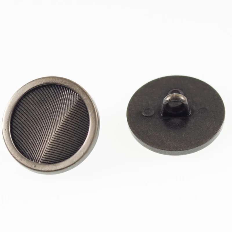 Metallknopf Schwarz – Öse MK-86