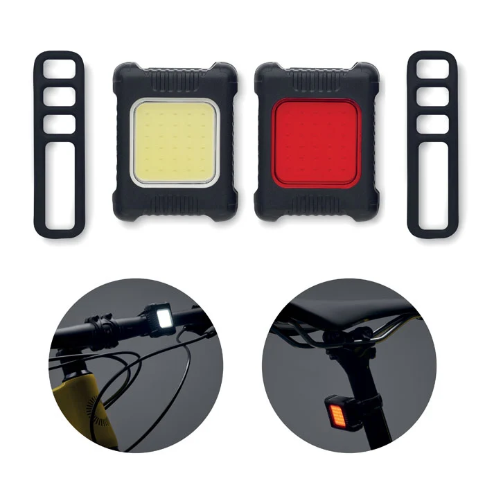 Wiederaufladbares Fahrradlichtset