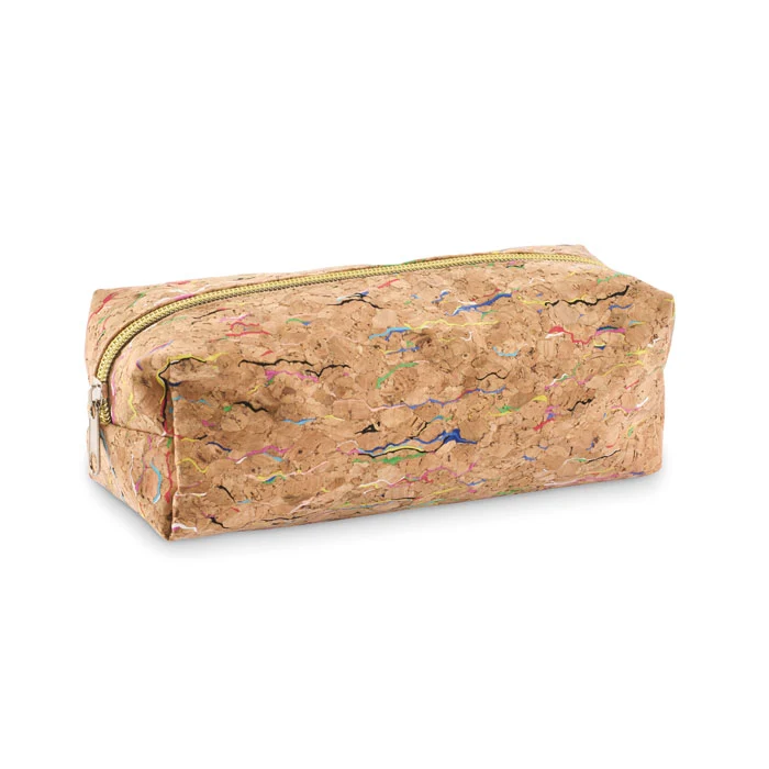Farbiges Kork-Federmäppchen