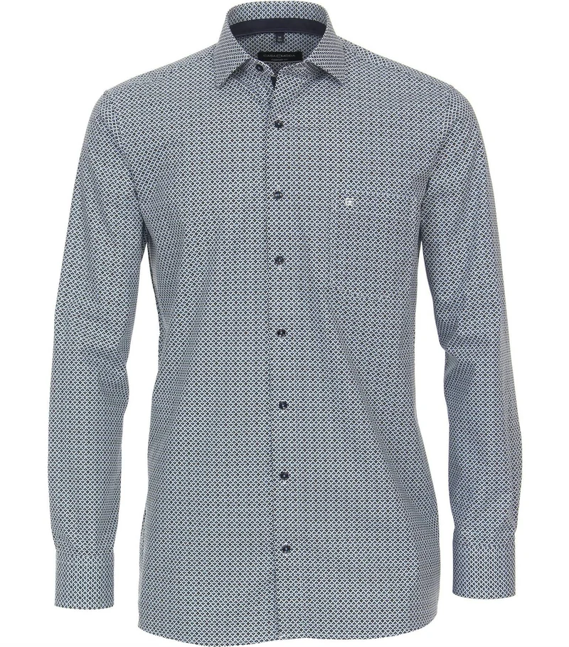 Casa Moda Langarm FreizeitHemd Blau