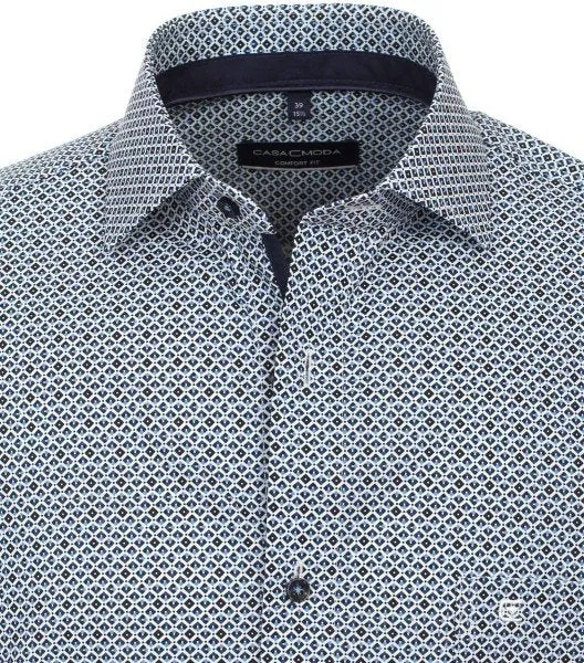 Casa Moda Langarm FreizeitHemd Blau