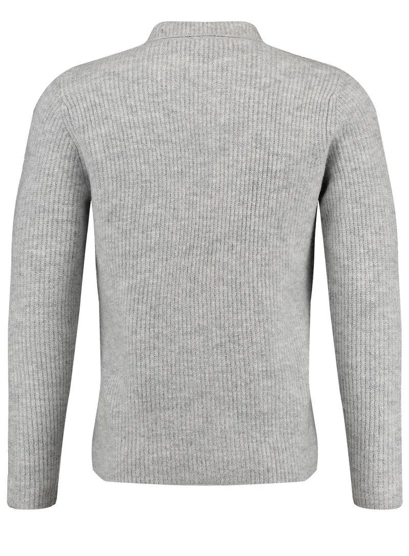 Key Largo Strickjacke Hellgrau