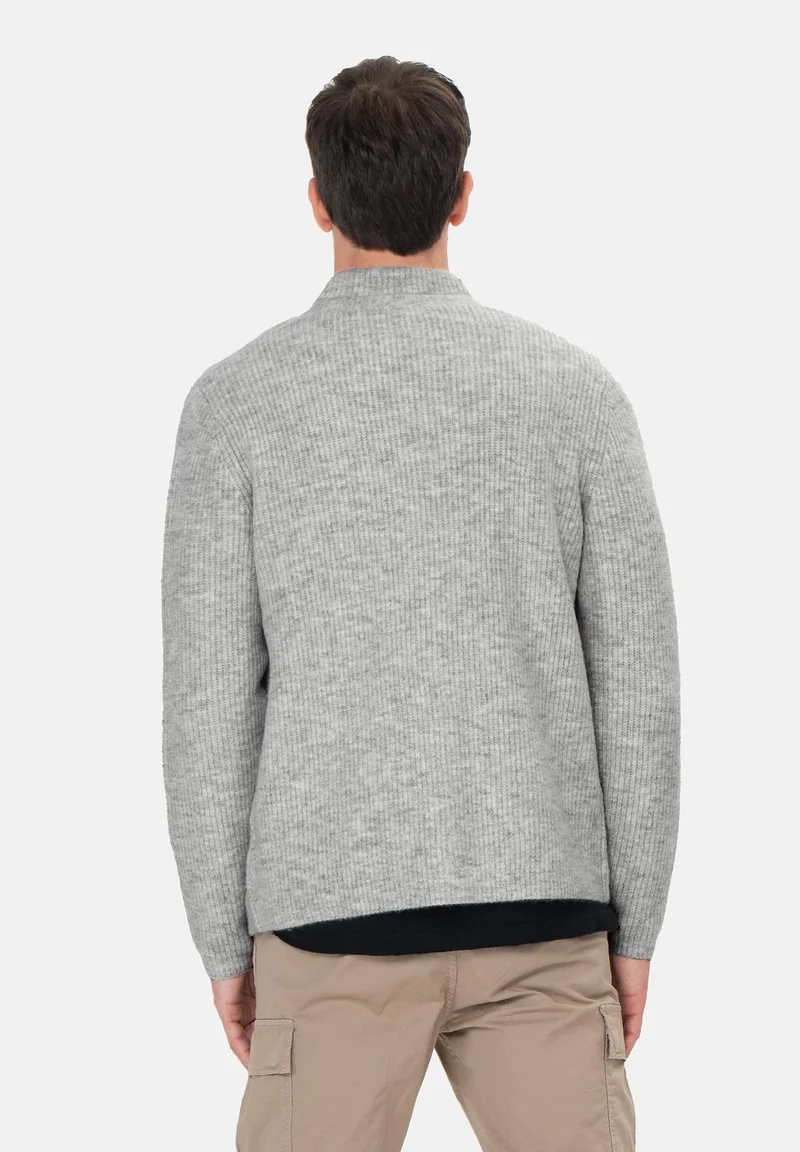 Key Largo Strickjacke Hellgrau