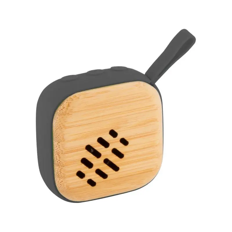 Lombo Bluetooth Speaker - Kabelloser Sound, Natur Optik, Elegantes Schwarz