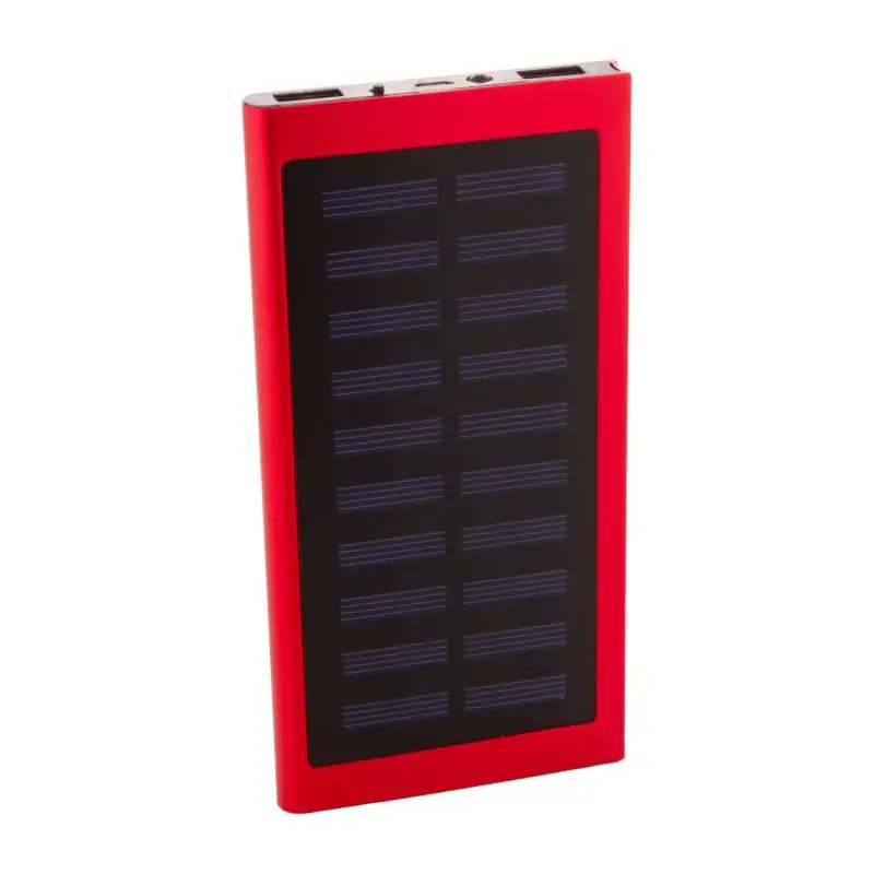 Kompakte Energie: RaluSol Powerbank – Leistungsstark in Rot-Schwarz