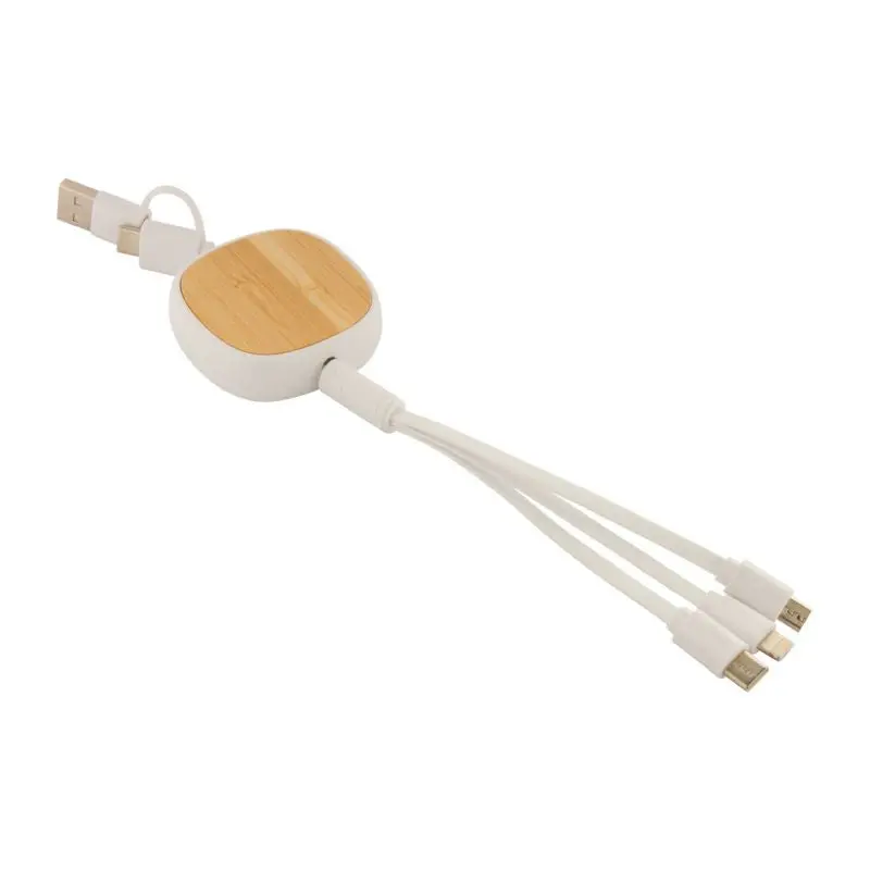 Rabsle USB-Ladekabel - Weiß Robustes, Schnellladendes Kabel für Alle Ihre Geräte