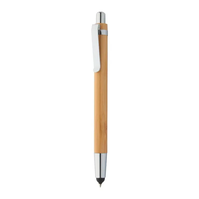Natürlicher Tashania Schwarzer Kugelschreiber mit Touchpen - Premium Stylus für präzises Schreiben