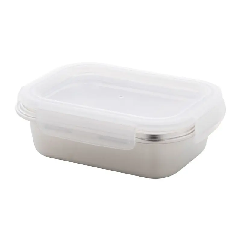 Lucens Lunchbox Silber, Edelstahl-Brotdose – Stilvoll & Langlebig