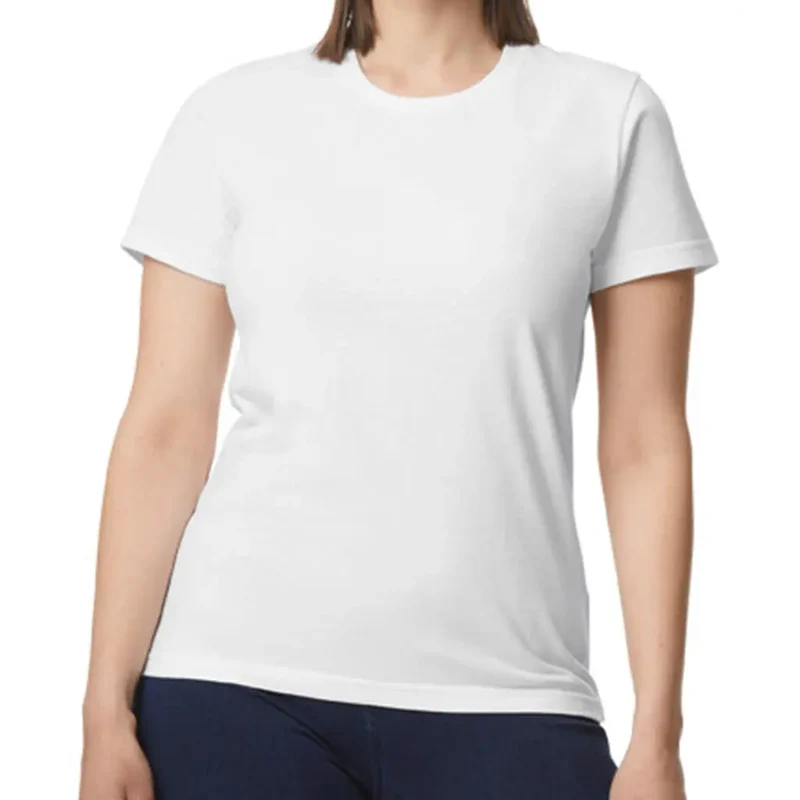 Damen T-Shirt aus Softstyle-Material in mittlerem Gewicht