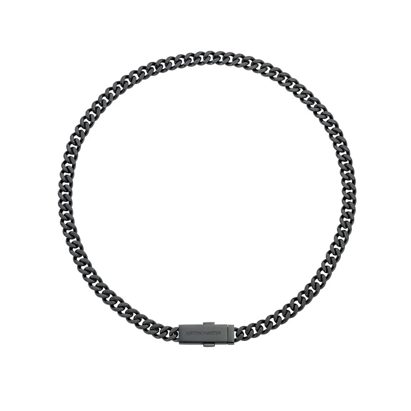 Aston Martin Halskette Herren AML ICON Edelstahl Schwarz MJIUF5NU1
