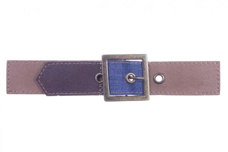 Gürtelschnalle Zierteil Blau 10 mm – Metallschnalle ZS-51