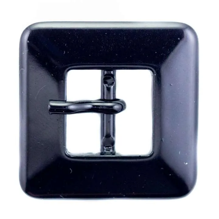 Gürtelschnalle mit Dorn Schwarz 15/21 mm – Metallschnalle SM-11