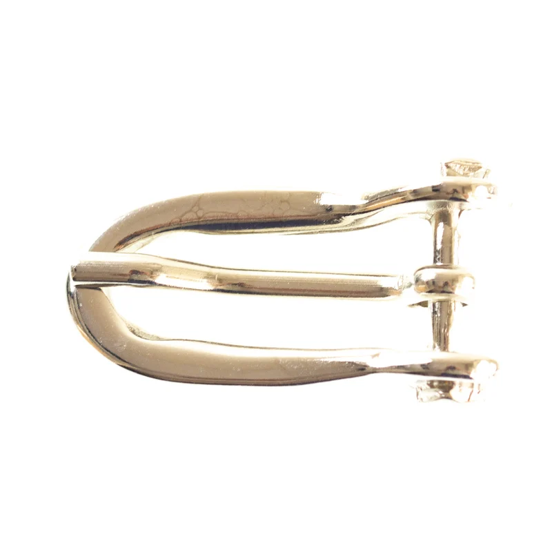 Gürtelschnalle Zungenform Silberfarben 12 mm – Metallschnalle SM-78