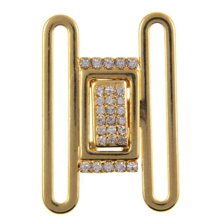Gürtelschnalle zum Einhängen mit Strass – Metallschnalle SM-101