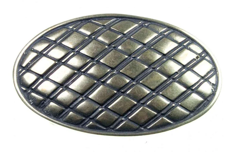 Gürtelschnalle Waffelmuster Altgold – Metallschnalle SM-SO
