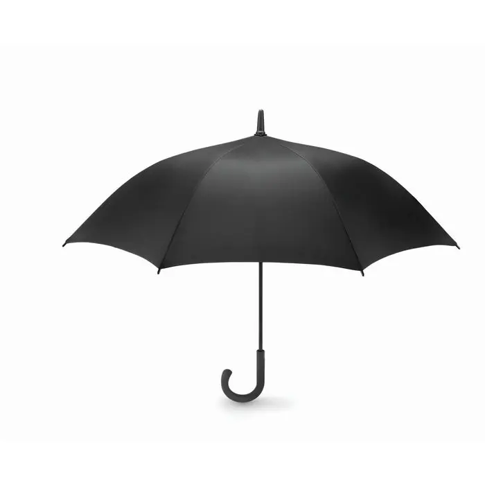 NEW QUAY Luxus-Automatikregenschirm in Schwarz - Stilvolle Trockenheit bei jedem Wetter