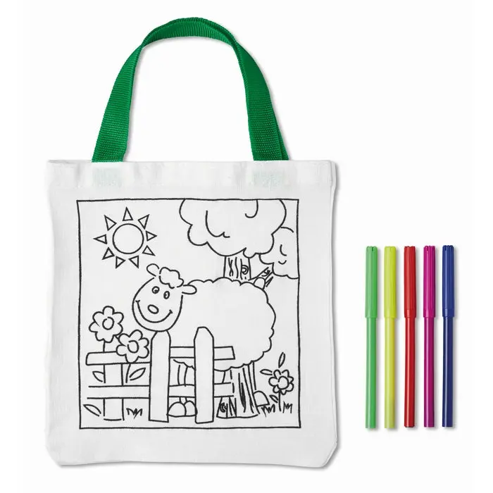 MATEUSZ Weiße Gestaltbare Baumwolltasche, Kreativ & Vielseitig