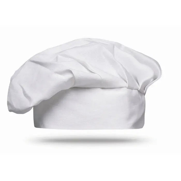 CHEF Professionelle Baumwoll-Kochmütze in Weiß - Komfortabel und Hygienisch