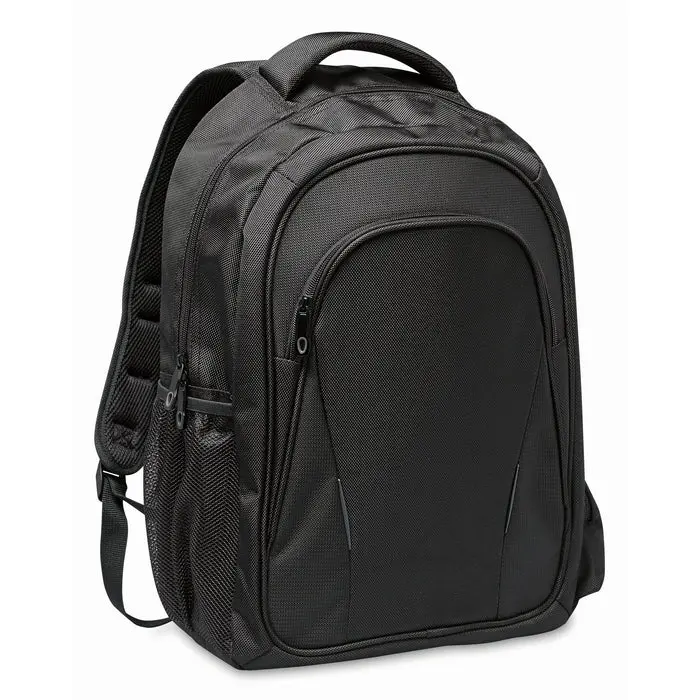 MACAU Laptop Rucksack - Schlank & Modern - Schwarz