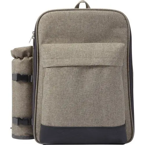 Allison Polyester Picknick-Rucksack in Hellgrau – modern & funktional