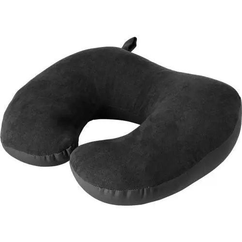 Fletcher Nackenstütze in Schwarz - Ergonomisches Reisekissen für Unterwegs