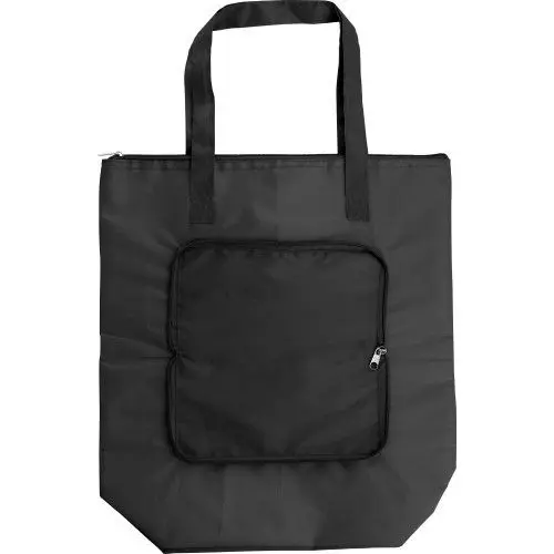 Hal Schwarze Polyester-Kühltasche (210T): Praktisches Kühlzubehör für Unterwegs